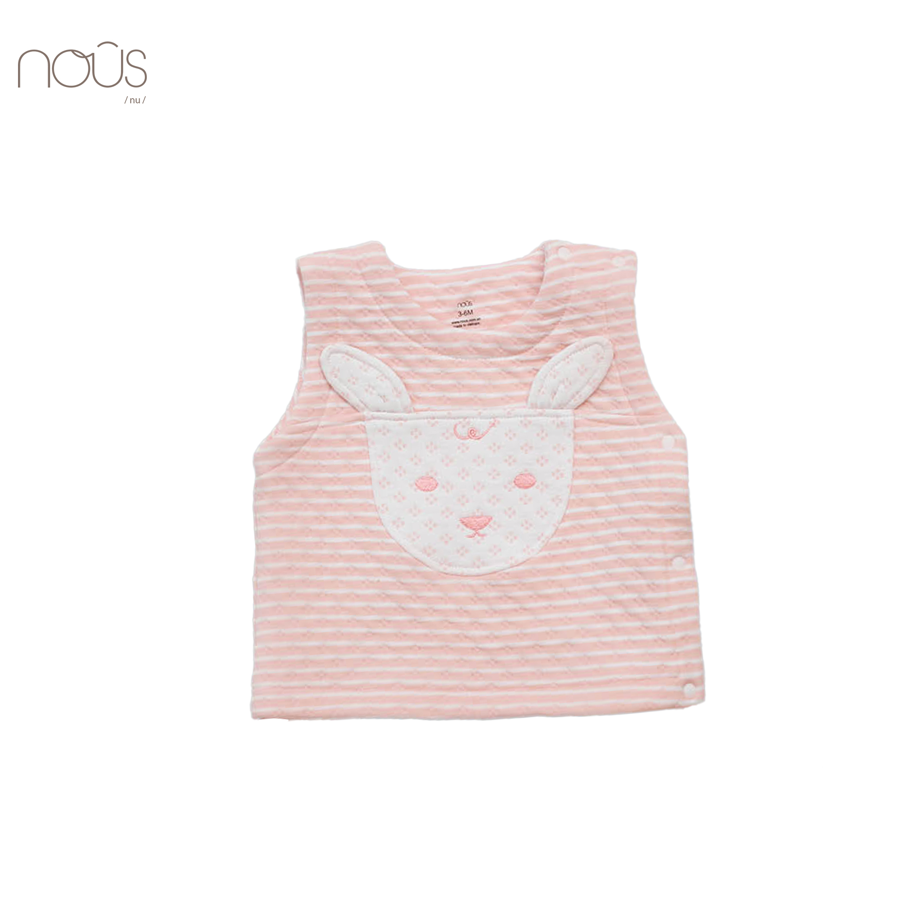 Bộ Gilet hồng hình cừu