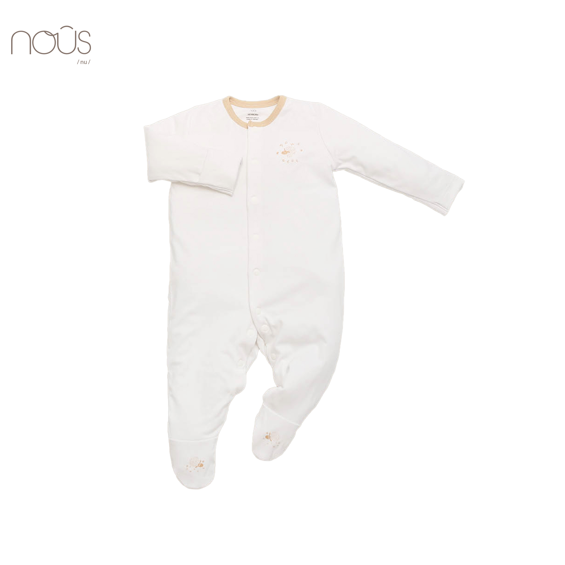 Bộ bodysuit trắng size Newborn (dành cho bé sơ sinh dưới 3.8Kg)