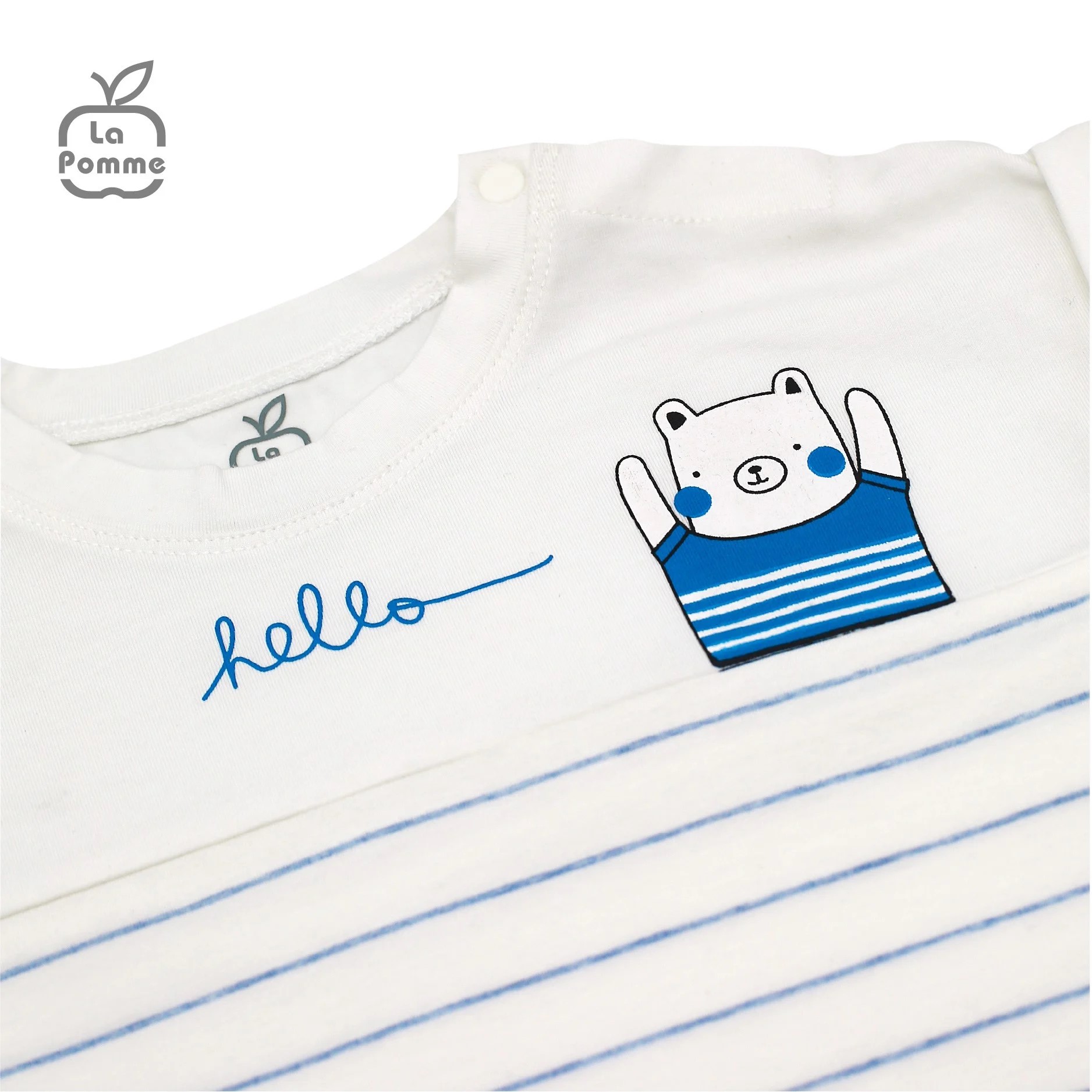 Bộ cộc tay La Pomme chú gấu nhỏ