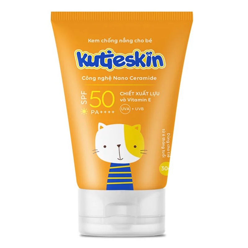 Kem chống nắng trẻ em Kutieskin SPF 50+ PA++++ 30g (Bé từ 6 tháng)