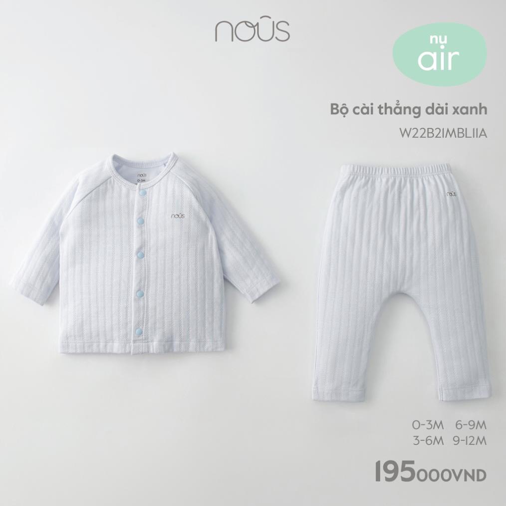 Bộ cài thẳng dài Nous xanh