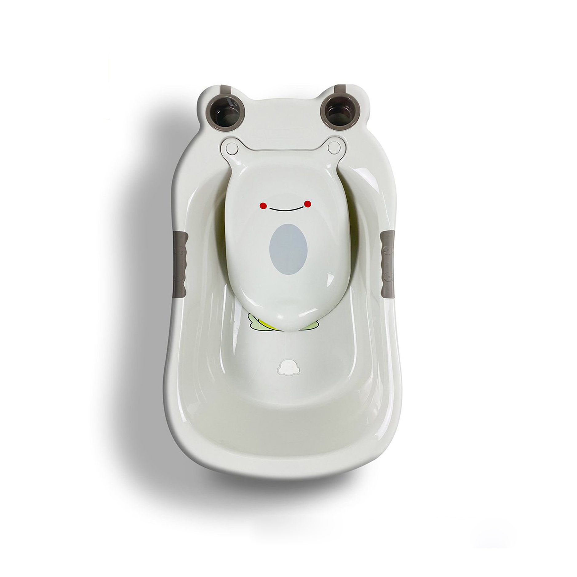 Chậu tắm cao cấp Hokori Việt Nhật hình ếch có kệ đỡ bé (82x50x32cm)