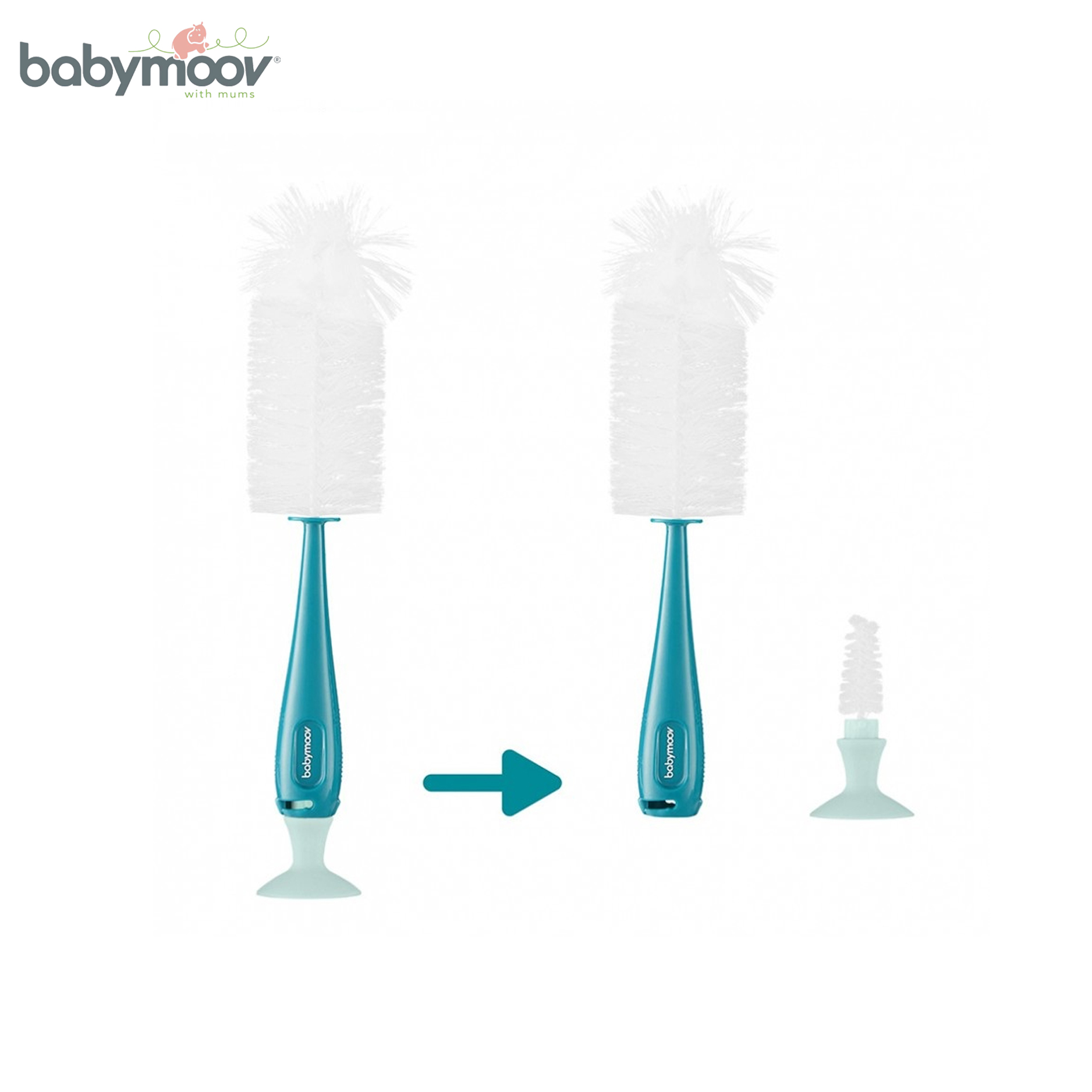 Bộ cọ bình sữa và núm ti Babymoov