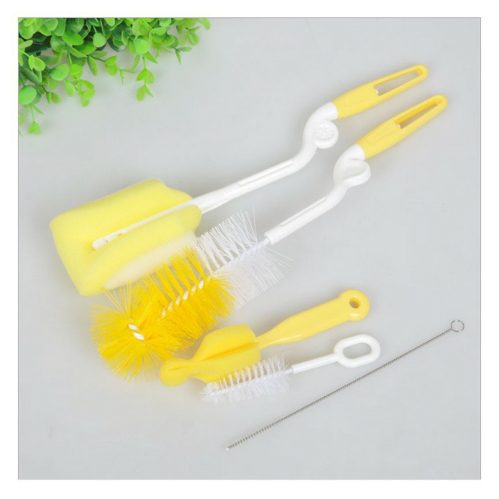 Bộ cọ rửa bình sửa mút và cước Moonship (5 chí tiết)