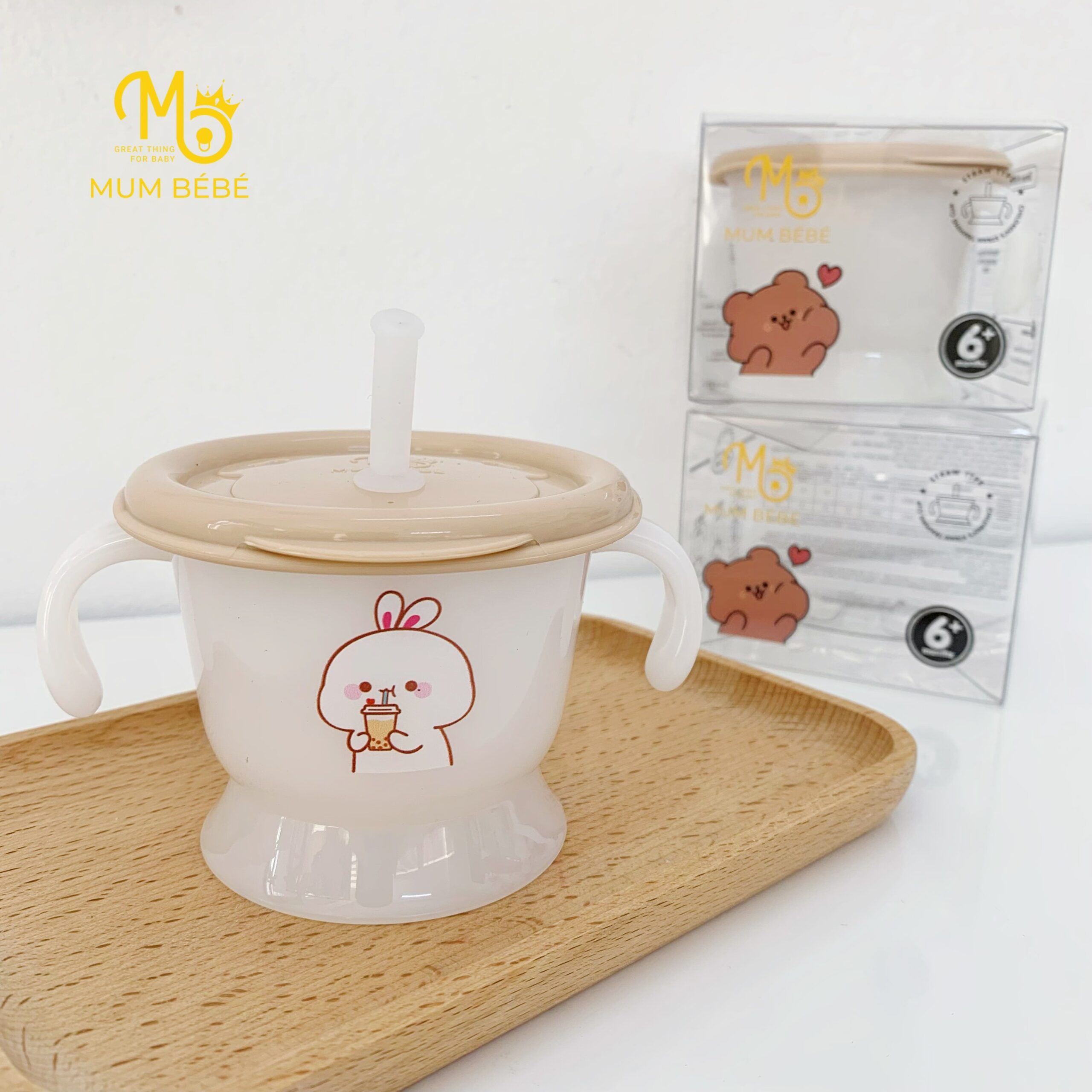 Cốc tập uống nước 3 giai đoạn Mum Bébé