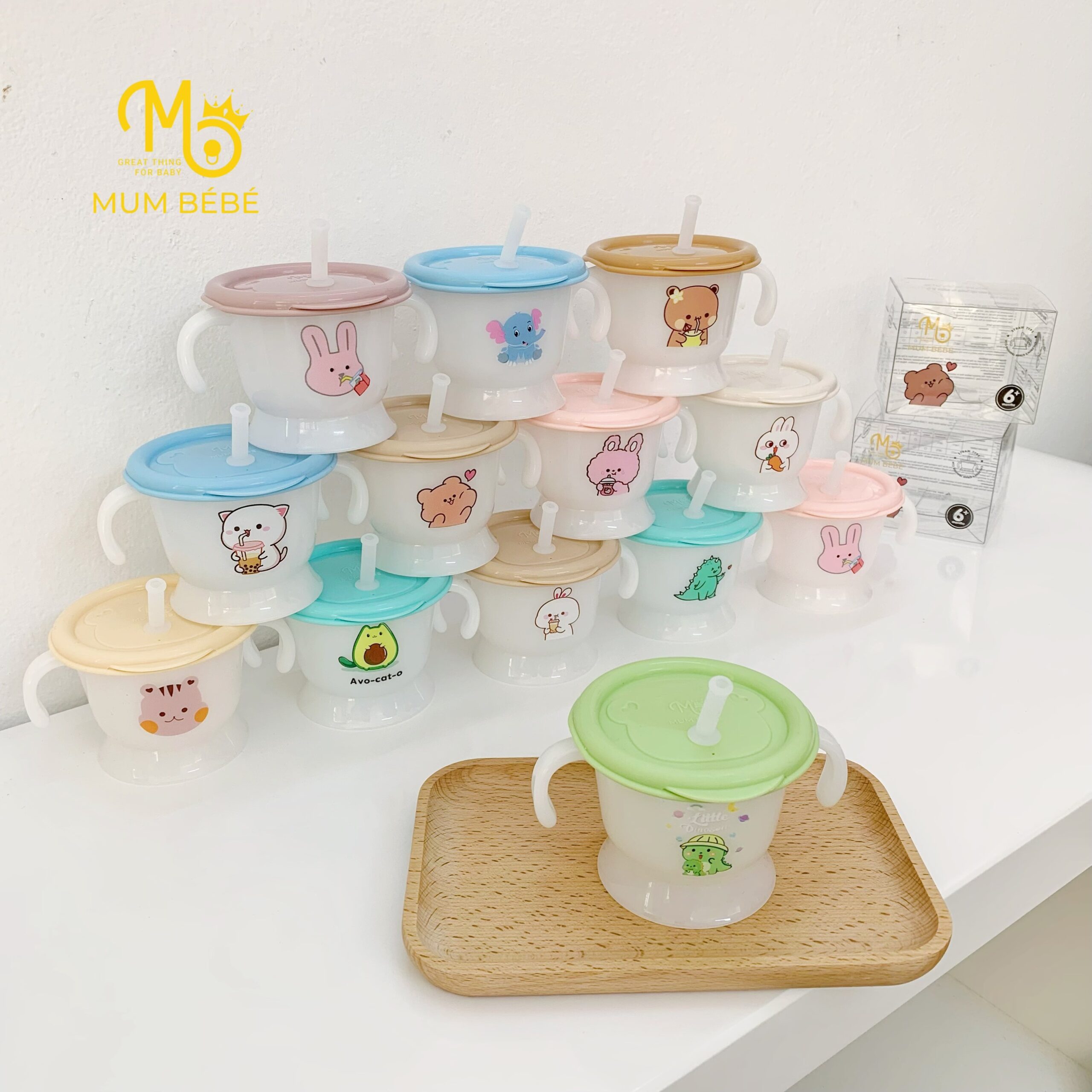 Cốc tập uống nước 3 giai đoạn Mum Bébé