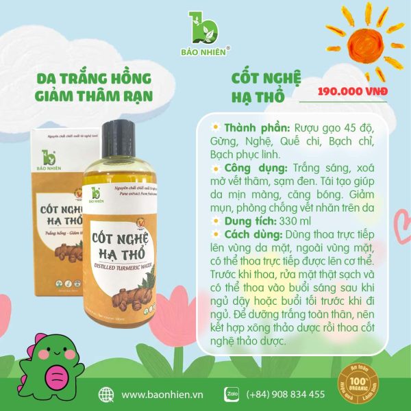 Cốt nghệ hạ thổ Bảo Nhiên 330ml - An toàn cho mẹ sau sinh