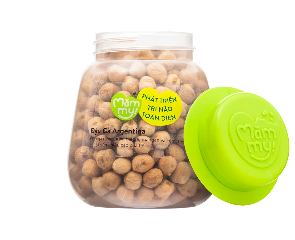 Hộp đậu gà Argentina Mămmy (125g) - Bổ sung canxi, magie, mangan và kẽm, tốt cho phát triển chiều cao của bé