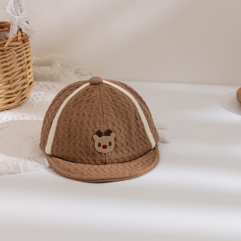 Mũ lưỡi trai kẻ viền cho bé