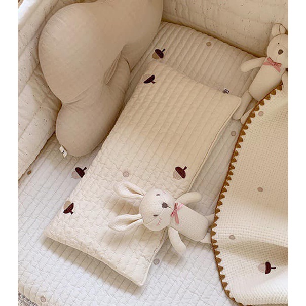 Gối nằm chữ nhật xốp lưới Bunny