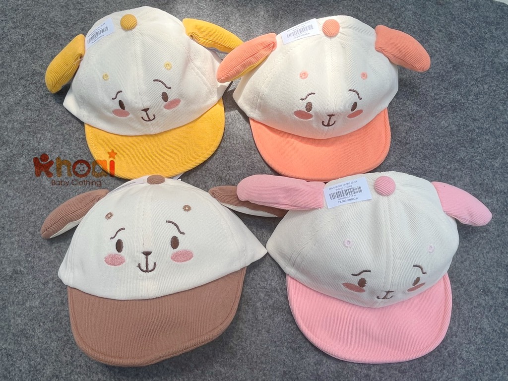 Mũ lưỡi trai tai thỏ (6-24 tháng)