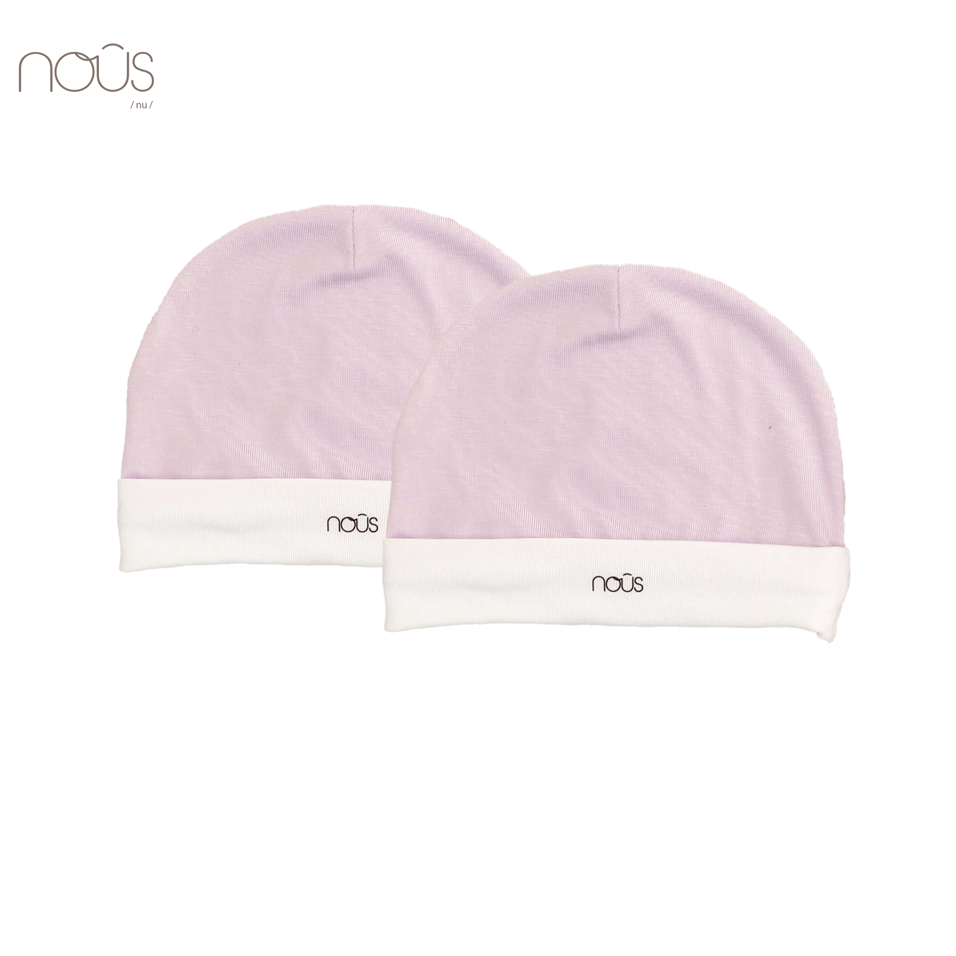 [Set 2 mũ] Mũ tím nhạt