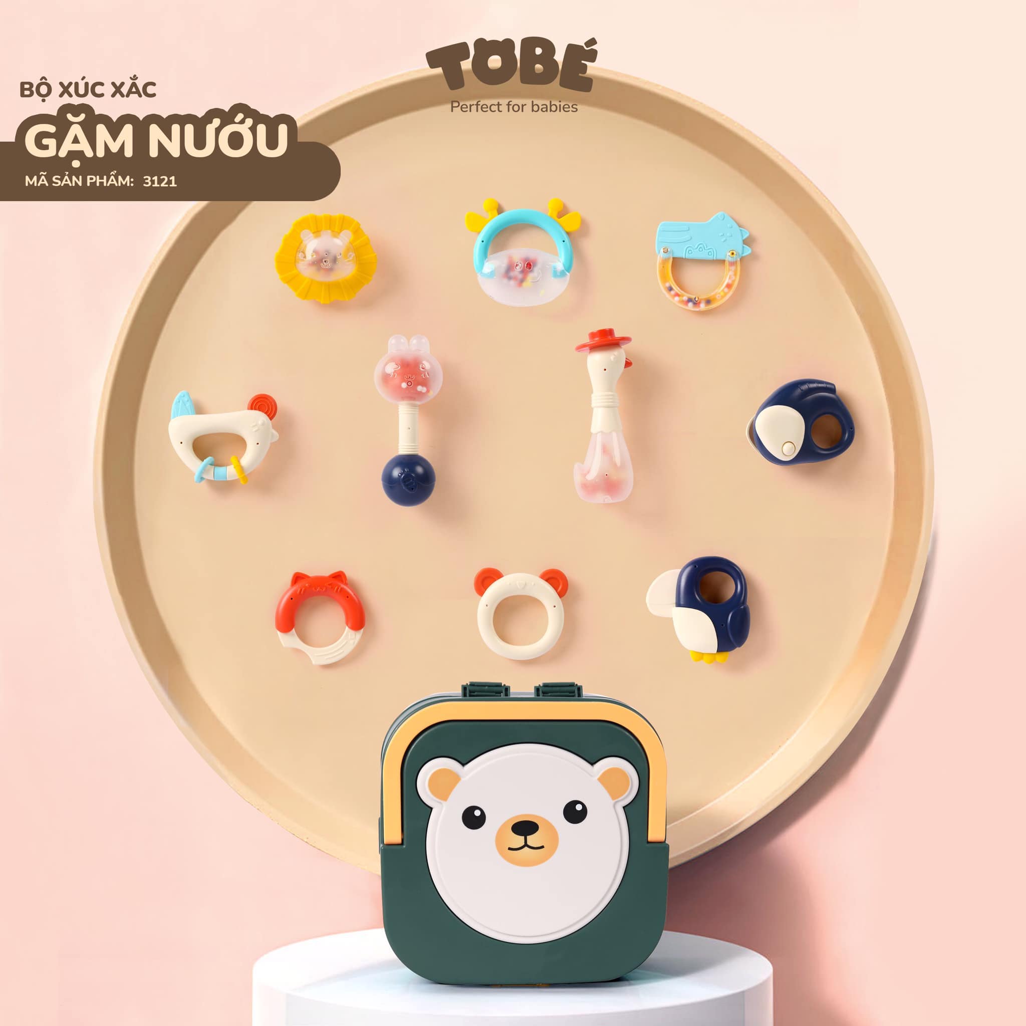 Bộ xúc sắc ngậm nướu Tobé