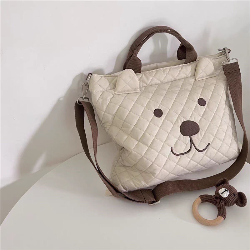 Túi bỉm sữa, túi đa năng phong cách Hàn Quốc (40x35cm)