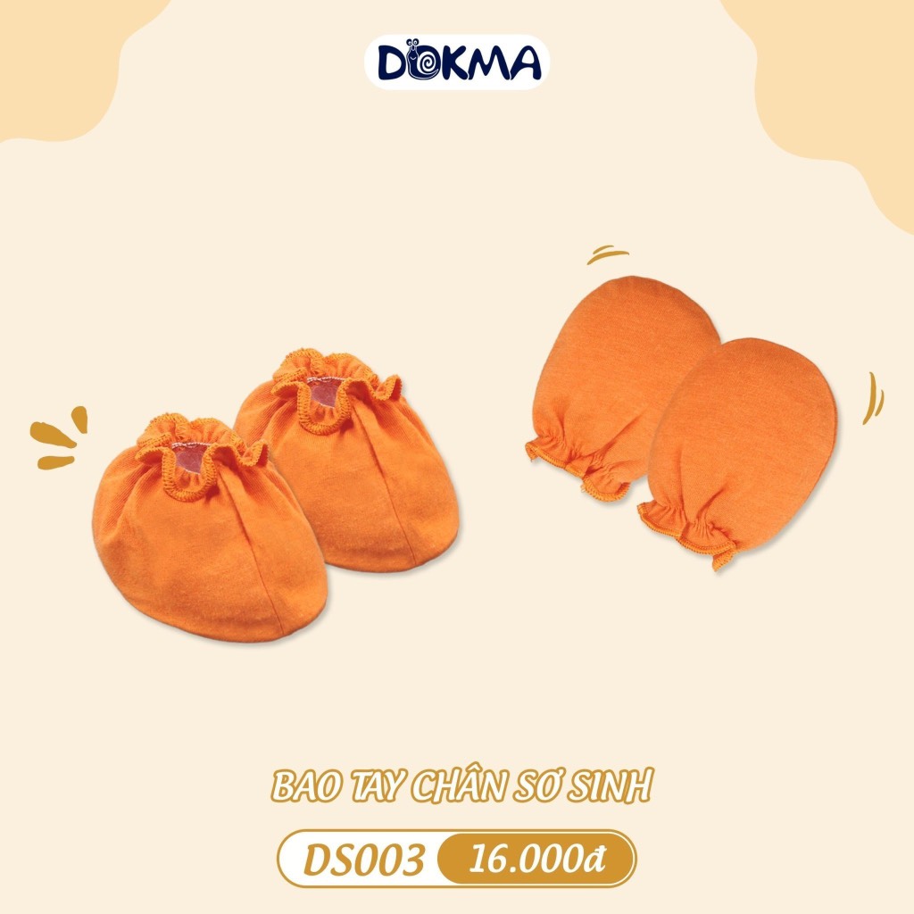 Set bao tay bao chân chun Dokma - DS003