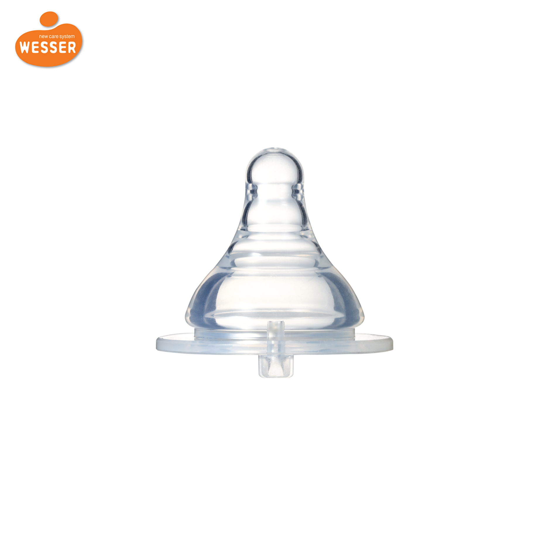 Vỉ 2 núm ty Wesser cổ rộng siêu mềm size L