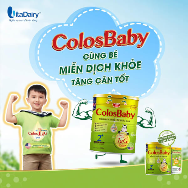 Sữa ColosBaby Gold 2+ (trên 2 tuổi) - 800g