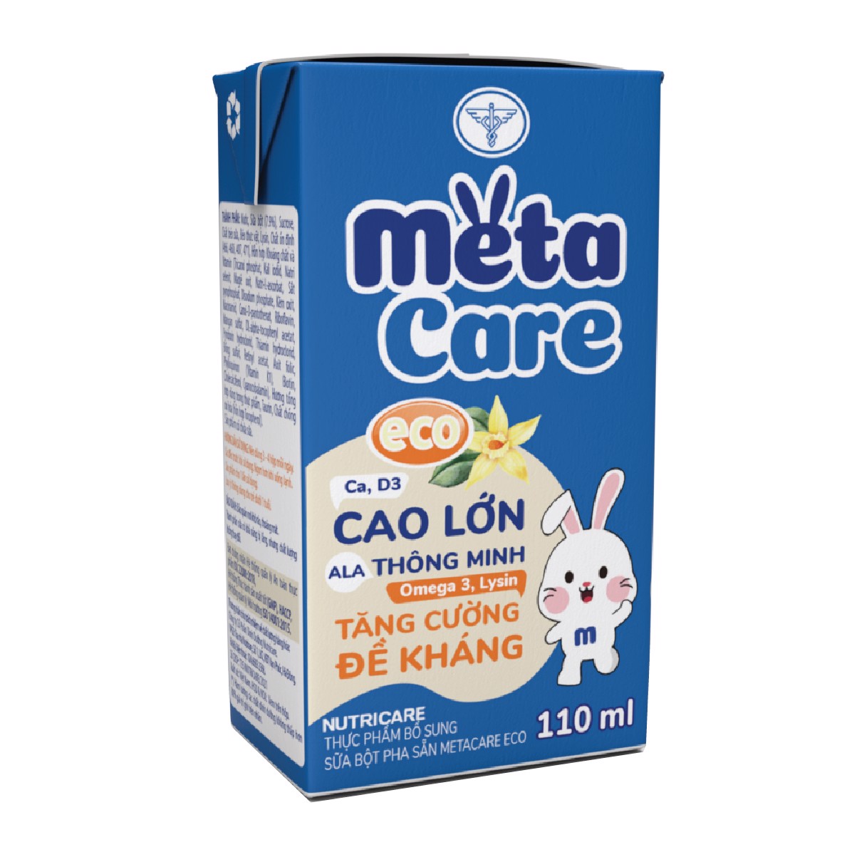 Thùng sữa bột pha sẵn Metacare ECO (từ 1 tuổi) - Thùng 48 hộp