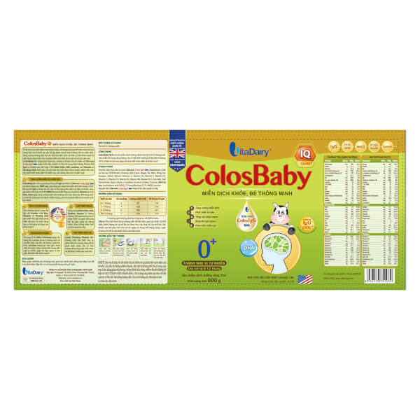 Sữa ColosBaby IQ Gold 0+ (0 – 12 tháng)