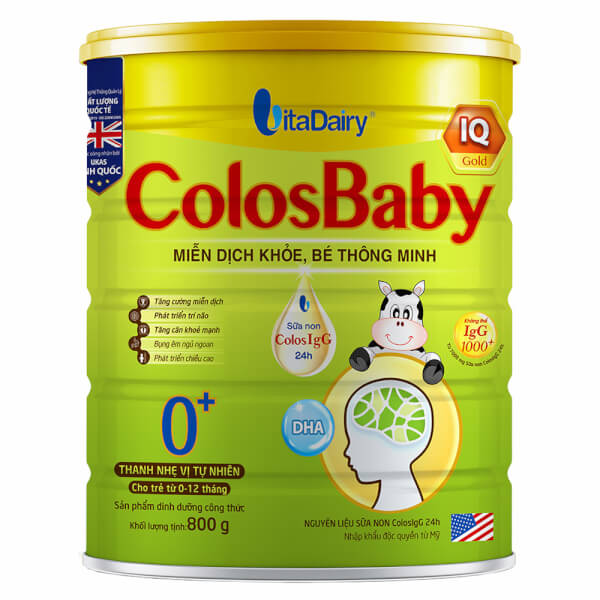 Sữa ColosBaby IQ Gold 0+ (0 – 12 tháng)