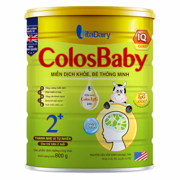 Sữa ColosBaby IQ Gold 2+ (trên 2 tuổi)