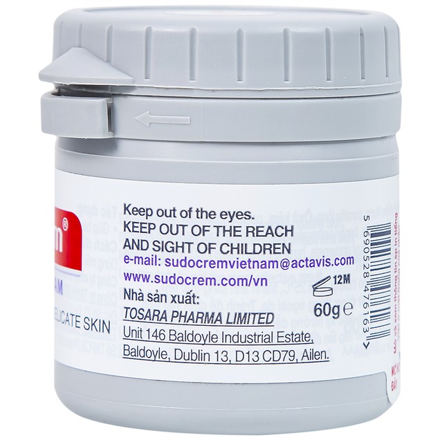 Kem chống hăm tã Sudocrem - Baby Care Cream -  60g