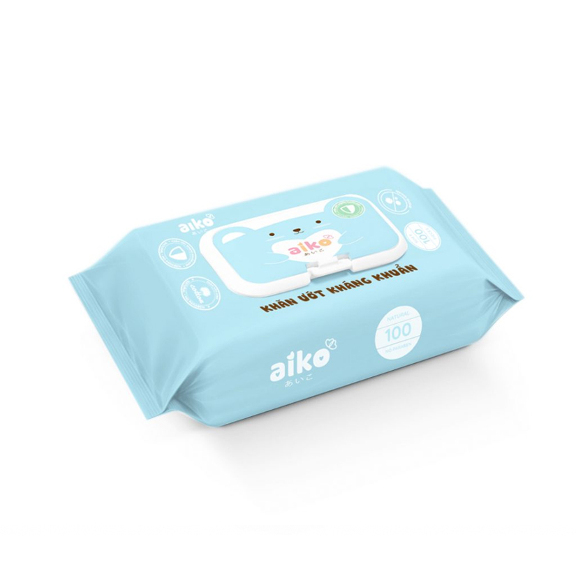 Khăn ướt Aiko kháng khuẩn 15x18cm