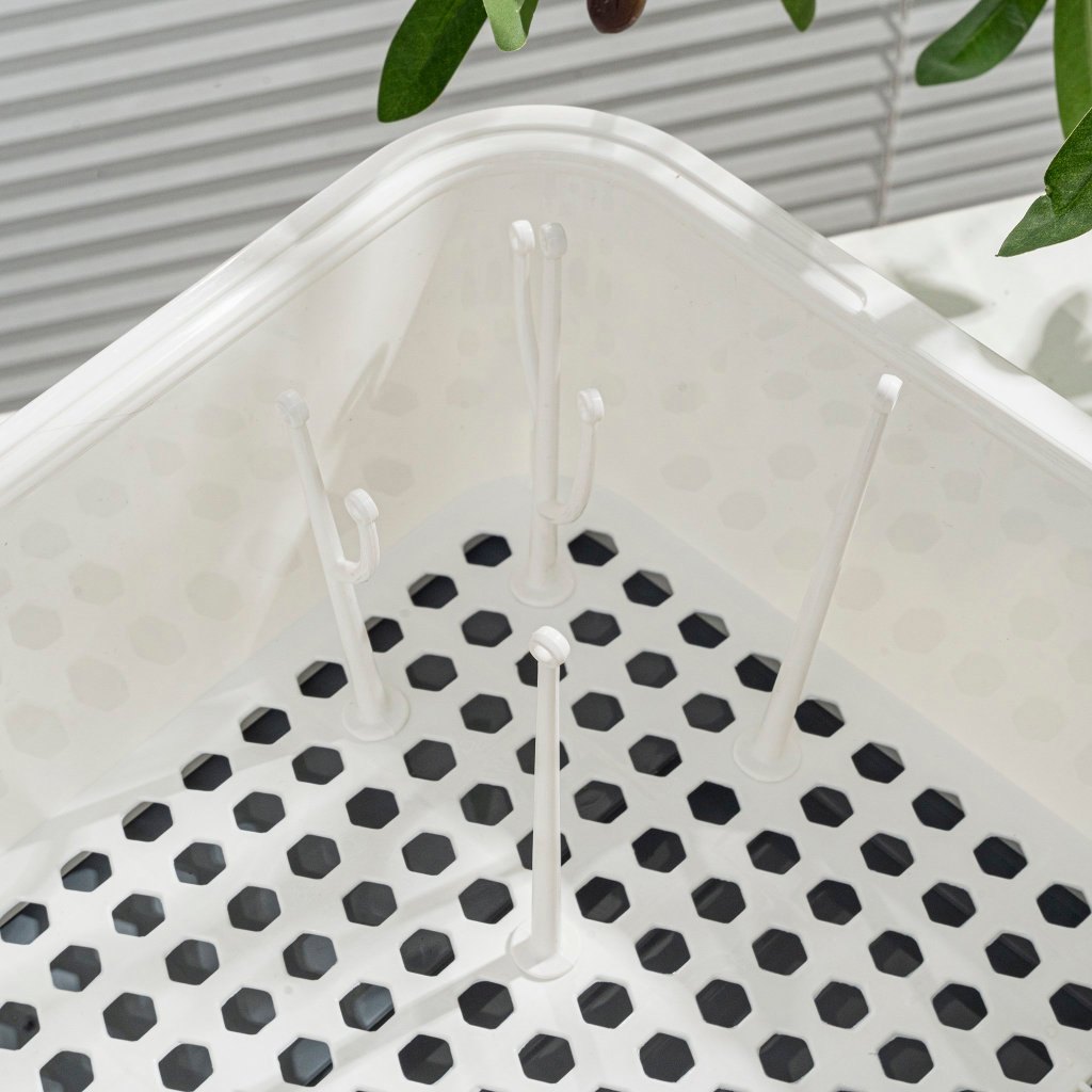 Khay, giá úp chén, dụng cụ ăn dặm, bình sữa Coco Bear cho bé