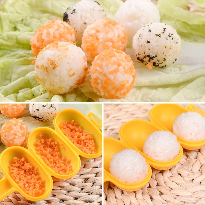 Khuôn lắc cơm viên tròn cho bé