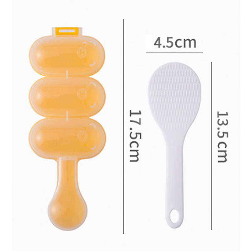 Khuôn lắc cơm viên tròn cho bé