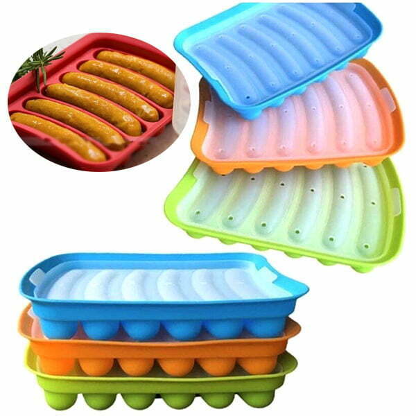 Khuôn làm xúc xích bằng silicone cho bé