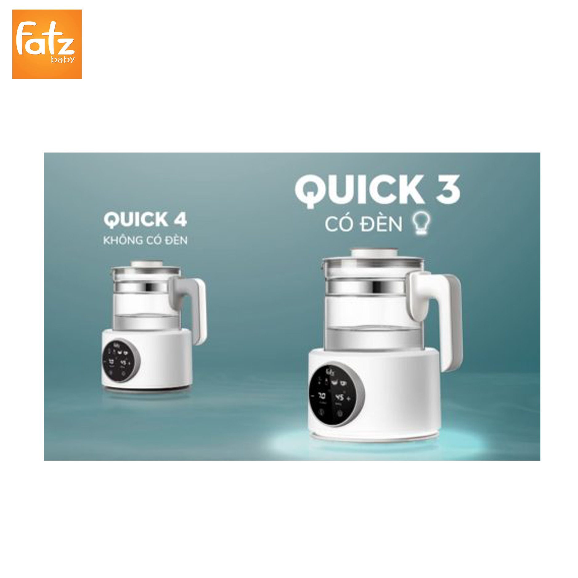 Máy đun và hâm nước pha sữa điện tử Fatz Baby Quick 4