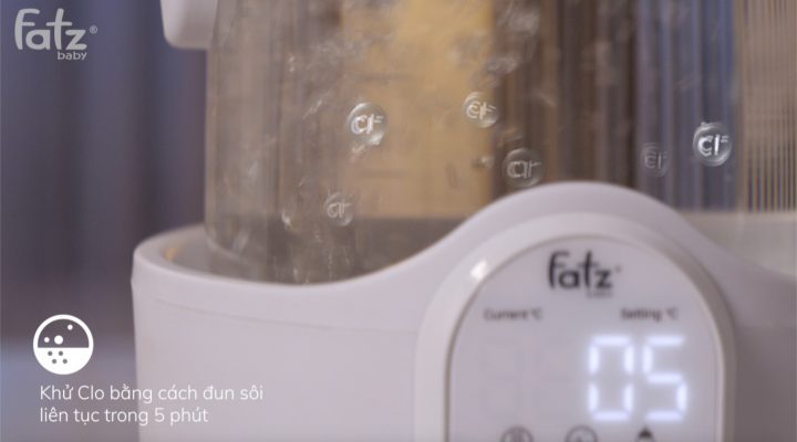 Máy đun và hâm nước pha sữa điện tử Fatz Baby Quick 8