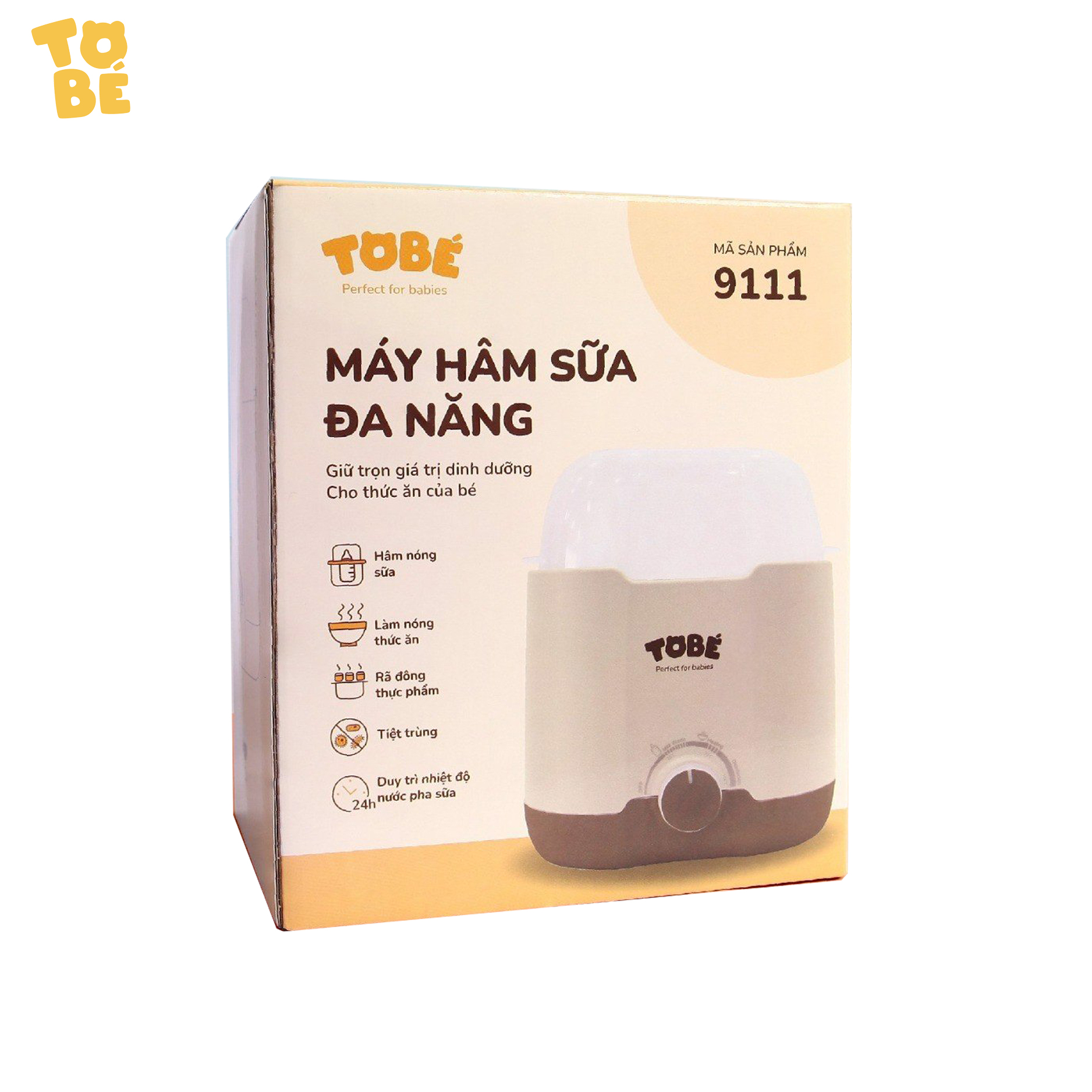 Máy hâm sữa đôi Tobé