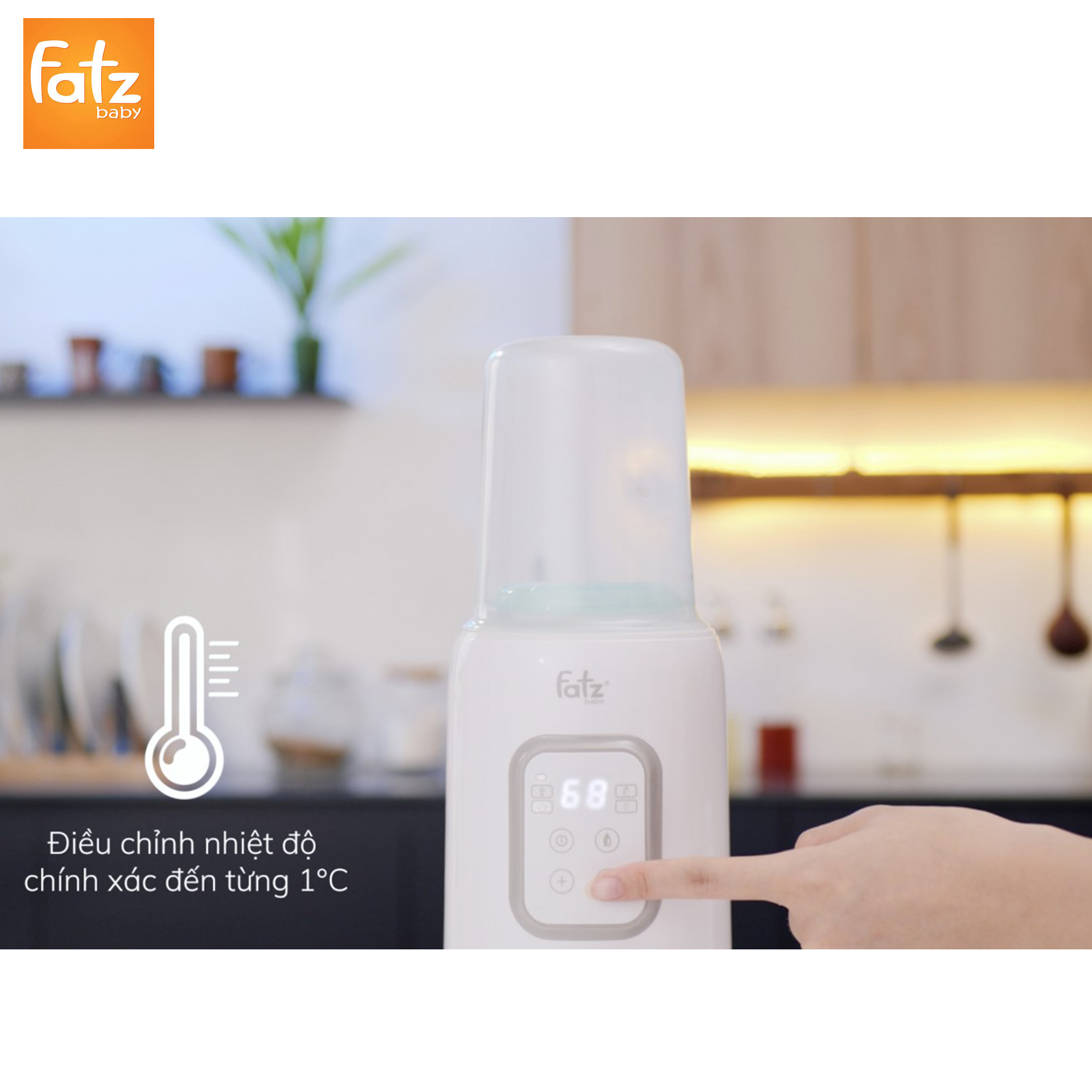 Máy hâm sữa và tiệt trùng điện tử Fatz Baby Mono 7
