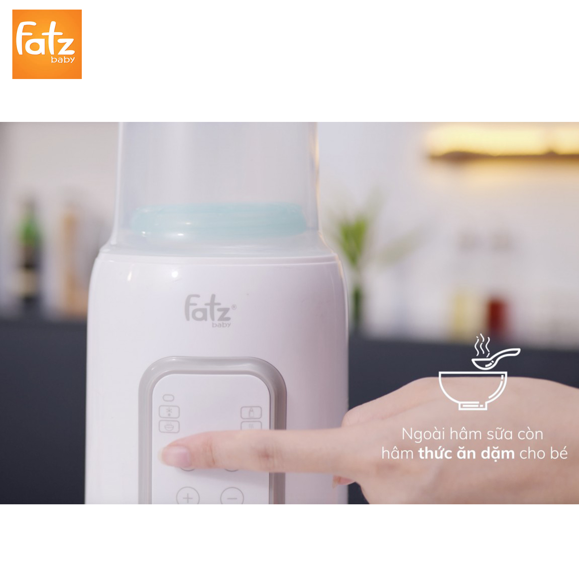 Máy hâm sữa và tiệt trùng điện tử Fatz Baby Mono 7