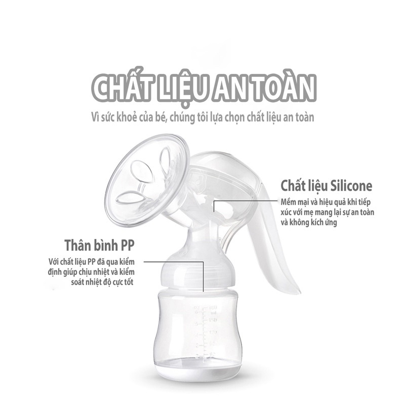 Máy hút sữa bằng tay Kichilachi (Loại đắt, máy màu trắng)