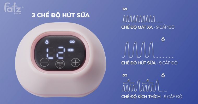 Máy hút sữa điện rảnh tay và không dây Fatz Baby Freemax 1 (1 máy)