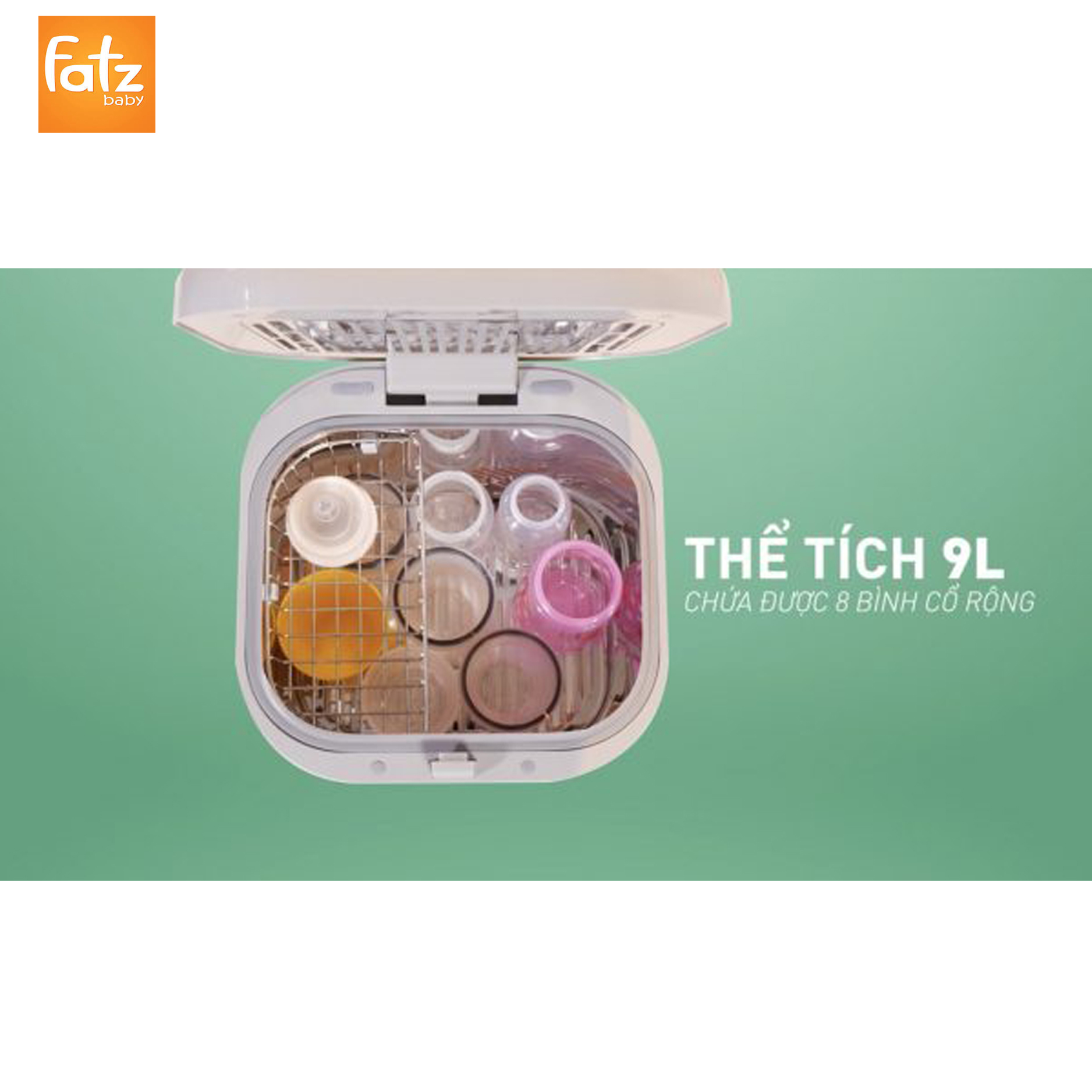 Máy tiệt trùng bằng tia UV có chức năng sấy khô Fatz Baby Thunder 3 - 9 lít