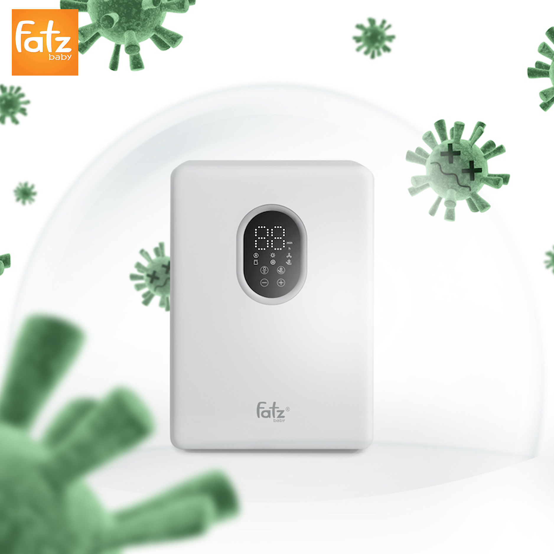 Máy tiệt trùng bình sữa bằng tia UV-LED có chức năng sấy khô Fatz Baby King 3 19L