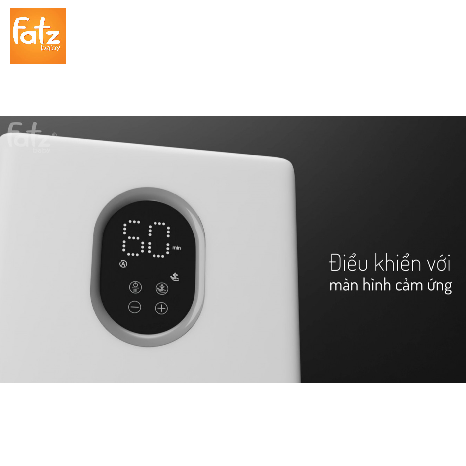 Máy tiệt trùng bình sữa bằng tia UV-LED có chức năng sấy khô Fatz Baby King 3 19L