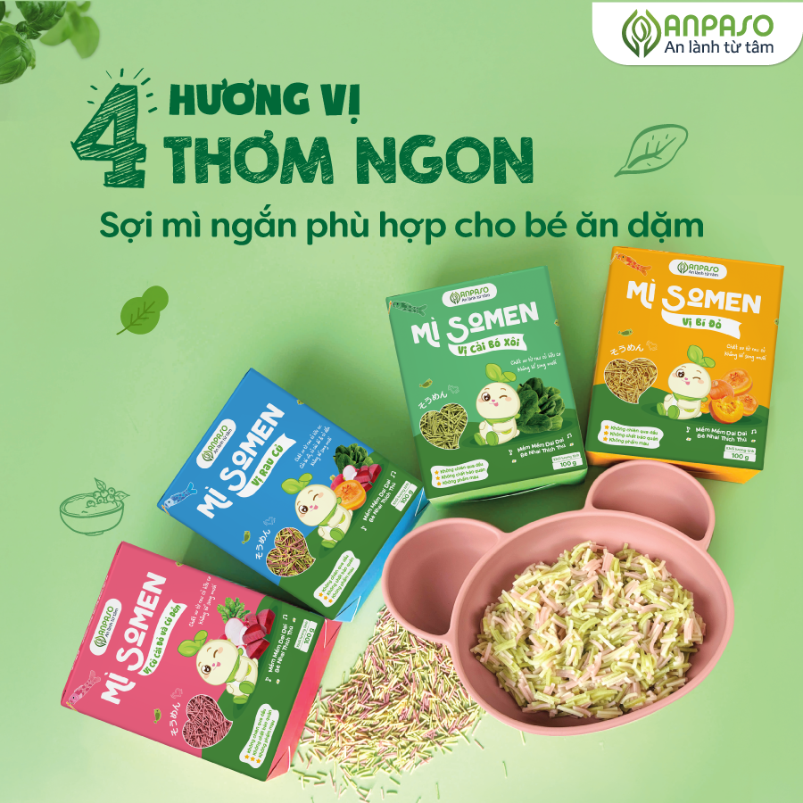 Mì somen ăn dặm Anpaso 100g