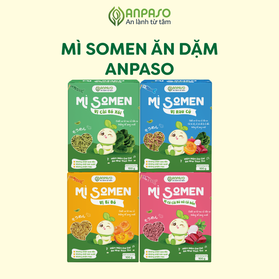 Mì somen ăn dặm Anpaso 100g