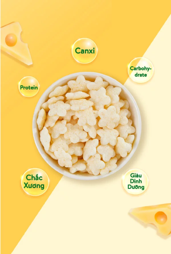 Bánh ăn dặm Mămmy vị phô mai -25g (Bé từ 6 tháng)