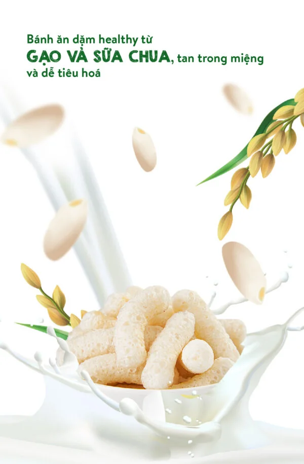 Bánh ăn dặm Mămmy vị sữa chua -25g (Bé từ 6 tháng)