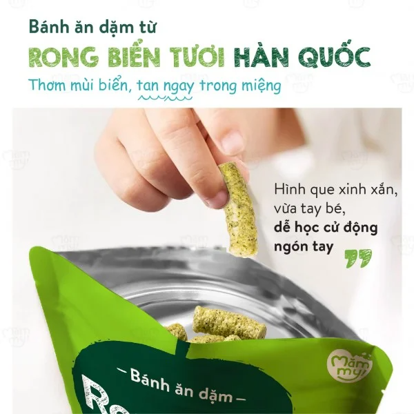 Bánh ăn dặm Mămmy vị rong biển -25g (Bé từ 6 tháng)