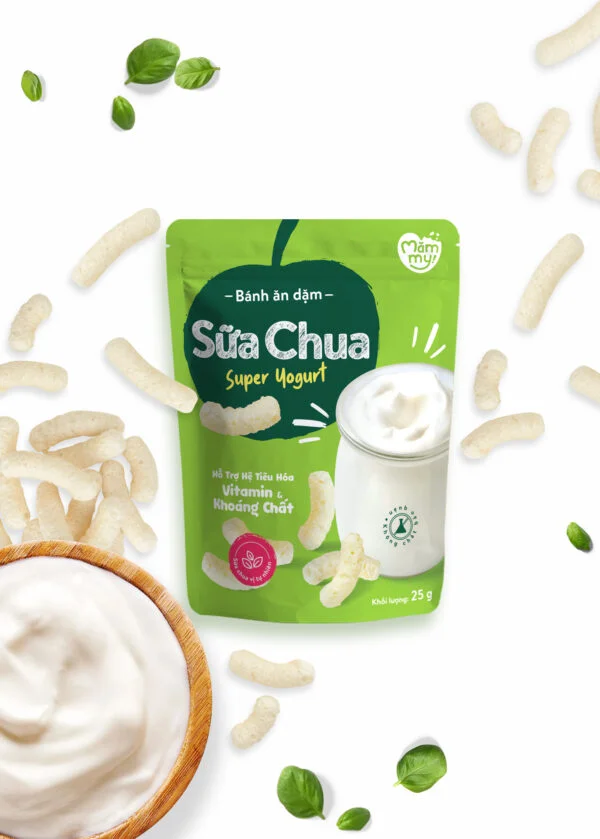 Bánh ăn dặm Mămmy vị sữa chua -25g (Bé từ 6 tháng)