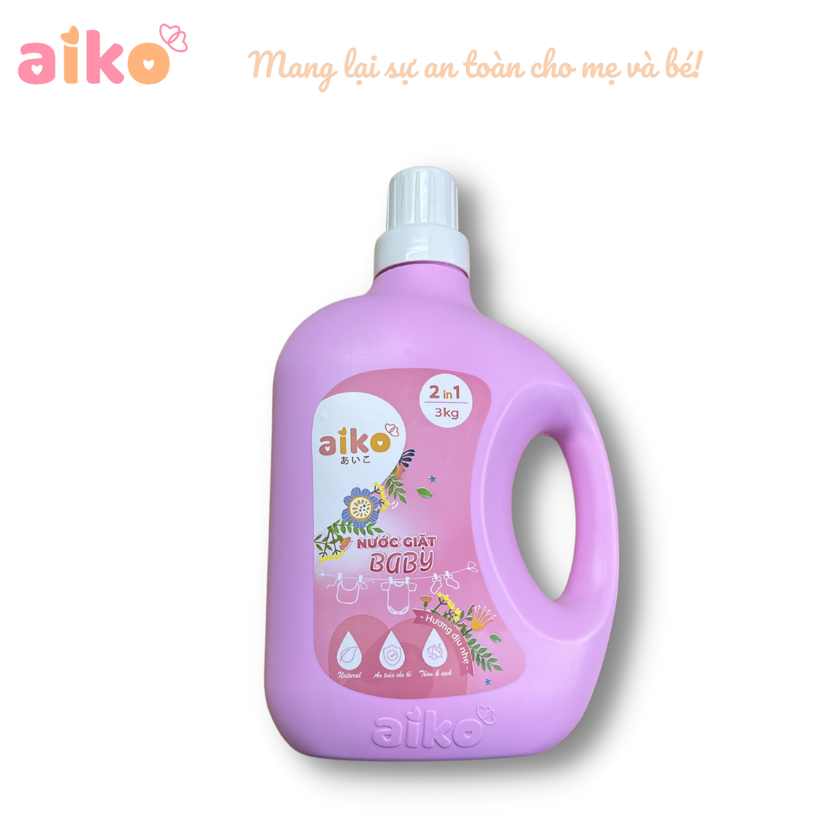 Nước giặt Aiko hương dịu nhẹ