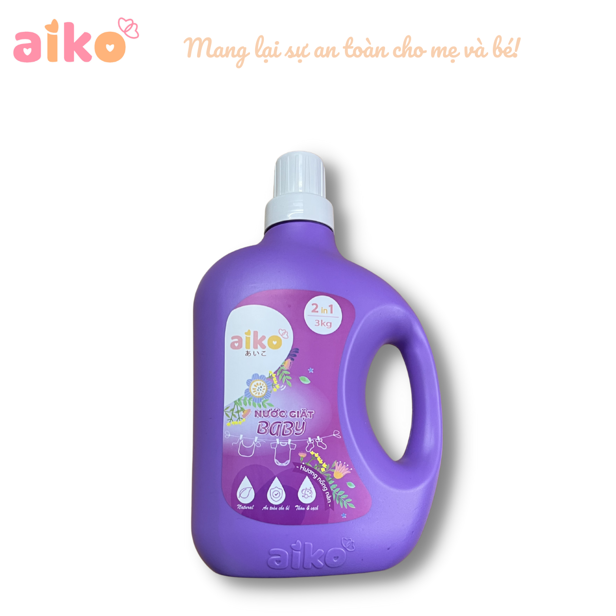 Nước giặt Aiko hương quyến rũ