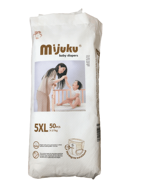 Tã quần Mijuku Size 5XL - 50 Miếng (trên 27kg)